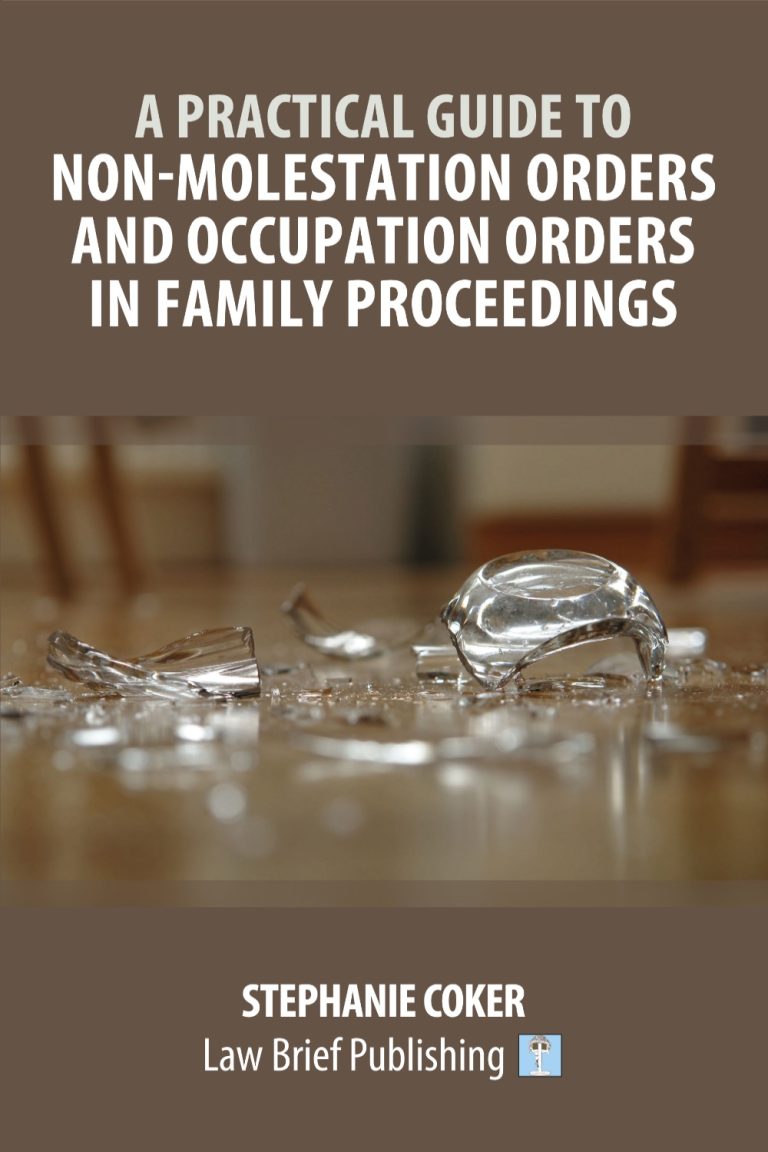 Occupation Order Example ‘A Practical Guide to Non-Molestation Orders and Occupation Orders in ...